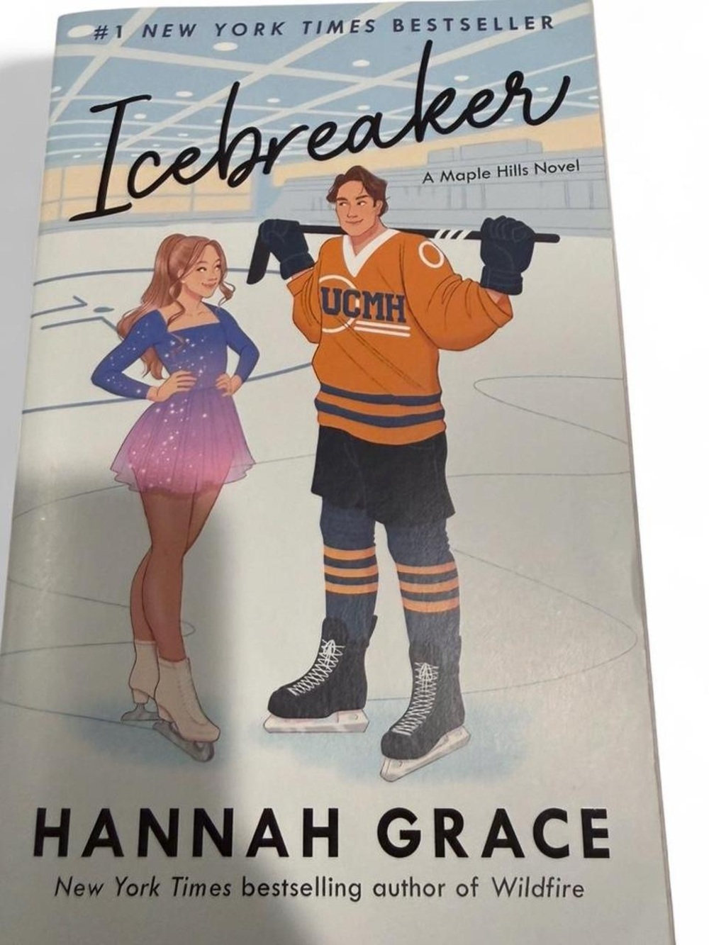 Icebreaker by Hannah Grace - White, Orange, Blue Cover